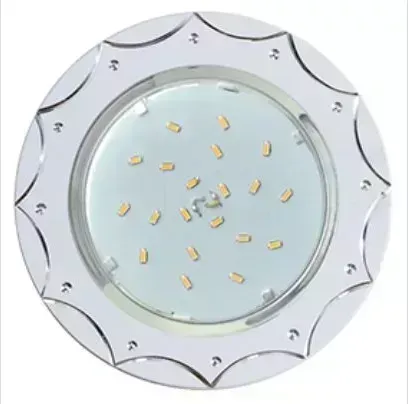 Светильник ECOLA FW5385ECB GX53 H4 DL5385 встраив. без рефл. Точки-полоски по кругу Белый/Алюм 20X110 (к+) встраиваемый светильник H4 светильник