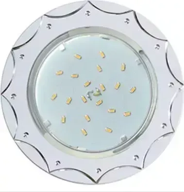 Светильник ECOLA FW5384ECB GX53 H4 DL5384 встраив. без рефл. Звезда Белый/Алюм 20X110 (к+) встраиваемый светильник H4 светильник