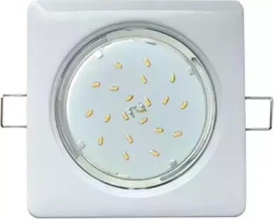 Светильник ECOLA FW53S4ECB GX53 H4 SQUARE квадратный без рефл. Белый 107X41 (к+) встраиваемый светильник H4 светильник
