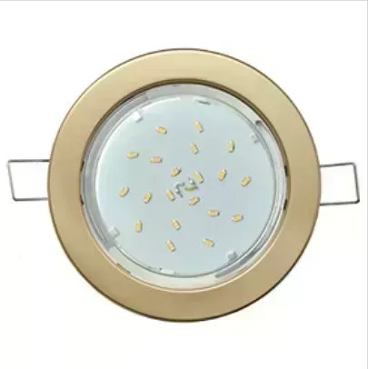 Светильник ECOLA FG53EFECD GX53 DGX5315 Встраиваемый Легкий Золото (светильник) 18X100 встраиваемый светильник