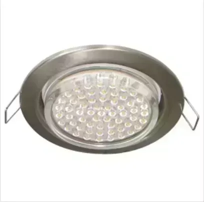 Светильник ECOLA FS53P2ECB GX53 H4 DOWNLIGHT WITHOUT REFLECTOR_SATIN CHROME (светильник) 38X106 - 2PACK (кD102) встраиваемый светильник H4 -