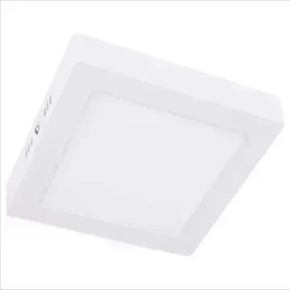 Встраиваемый светильник ECOLA DSSD12ELC DOWNLIGHT накладной Квадратный даунлайт с драйвером 12W 220V 6500K 170x170x32