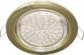 Светильник ECOLA FG53P2ECB GX53 H4 золото 38x106 мм (2шт. в уп) светильник H4 в