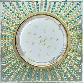 Светильник ECOLA FM53SGECB GX53 40х123х123 мм