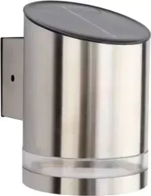 Светильник LAMPER (602-258) настенный с солнечной панелью и аккумулятором, холодное белое свечение