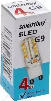 Лампа светодиодная SMARTBUY (SBL-G9 04-40K) G9-4W/4000 (5) Светодиодная лампа