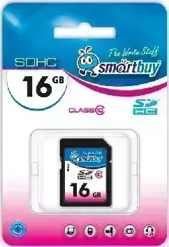 Карта памяти SMARTBUY SDHC 16GB Class10
