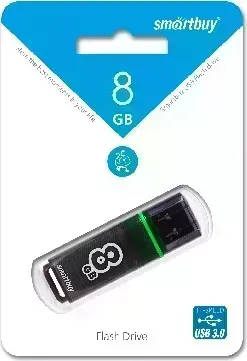 Флеш-накопитель SMARTBUY (SB8GBGS-DG) 8GB GLOSSY SERIES DARK GREY 3.0