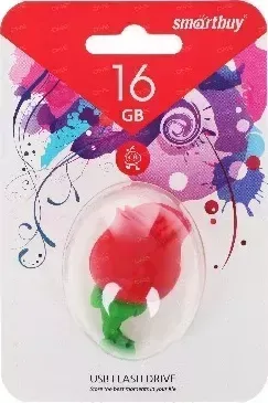 Флеш-накопитель SMARTBUY (SB16GBROSE) 16GB WILD SERIES Роза
