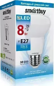Лампа SMARTBUY (SBL-R63-08-60K-E27) R63-08W/6000/E27
