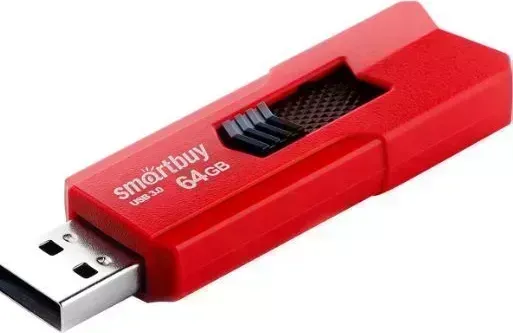 Флеш-накопитель SMARTBUY (SB64GBST-R3) 64GB STREAM RED 3.0