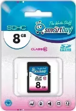Карта памяти SMARTBUY SDHC 8GB Class10