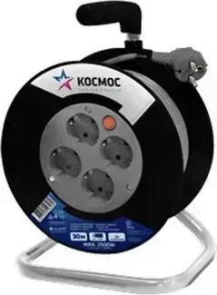 Удлинитель КОСМОС YKKSM30M-4G-Z(16A)