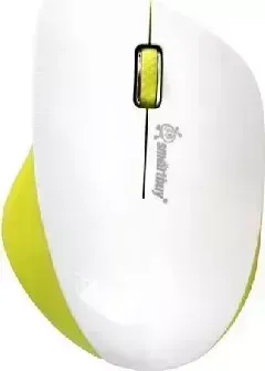 Мышь компьютерная SMARTBUY (SBM-309AG-WL) 309AG белый/лимон