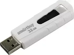 Флеш-накопитель SMARTBUY (SB32GBIR-W) 32GB IRON WHITE/BLACK