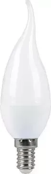 Лампа светодиодная SMARTBUY (SBL-C37Tip-05-30K-E14) C37-05W/3000/E14 свеча на ветру матовая (10) Светодиодная лампа