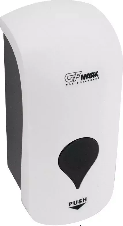 Дозатор GFMARK 657 для дезинфекции, пластик АБС, Белый Комбинированный, большой, с глазком, 1000 мл, ДхГхВ(117х117х245)