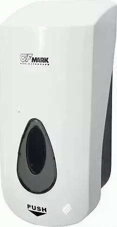 Дозатор GFMARK 626 жидкого МЫЛА,ПЕНЫ,АЭРОЗОЛИ универсальный пластиковый БЕЛЫЙ большой с глазком 1000