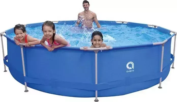 Бассейн каркасный AVENLI круглый со стальным каркасом 3.60м*76cм 17799