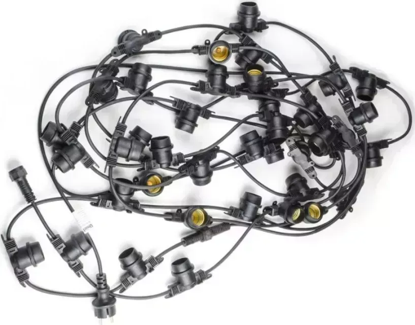 Гирлянда UNIEL UL-00006440 UDL-K110 40/E27/10M IP65 BLACK BELT-LIGHT Белт-лайт, 10 м + 1,5м сетевой шнур (UL-00006440) 10 м +