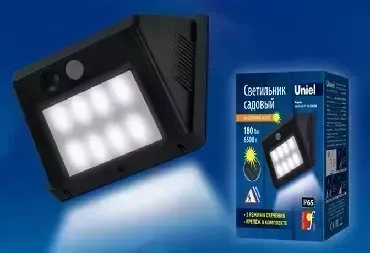 Светильник UNIEL UL-00003134 USL-F-163/PT120 SENSOR с датчиком движения