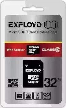 Карта памяти EXPLOYD 32GB microSDHC Class 10
