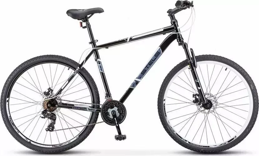 Велосипед STELS Navigator-700 MD 27.5" F020*LU096006*LU088943 *21" Чёрный/белый