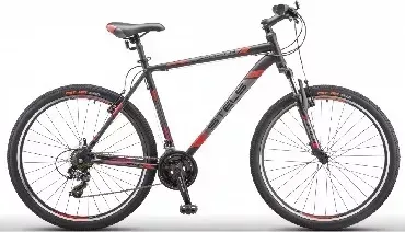 Велосипед STELS Navigator-700 V 27.5" V020*LU093447*LU082738 *21" Чёрный/красный