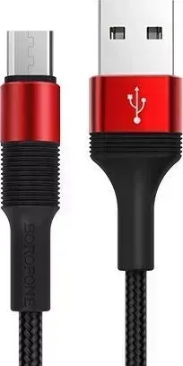 Кабель BOROFONE (6931474703200) BX21 USB-microUSB 2.4A 1M - красный