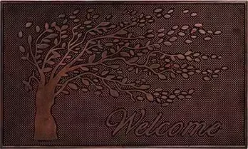 Коврик придверный VORTEX 24270 45*75 см, медь, "Welcome"