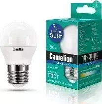 Лампа CAMELION LED7-G45/865/E27 (Эл. светодиодная 7Вт 220В)