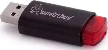 Флеш-накопитель SMARTBUY (SB8GBCl-K) 8GB CLICK black/red