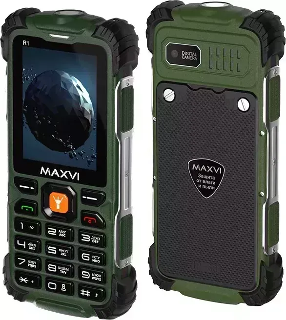 Мобильный телефон MAXVI R1 green