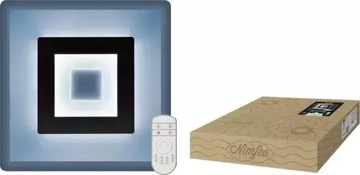 Светильник FAMETTO DLC-N501 38W GLASS/CLEAR светодиодный потолочный, серия "Nimfea"
