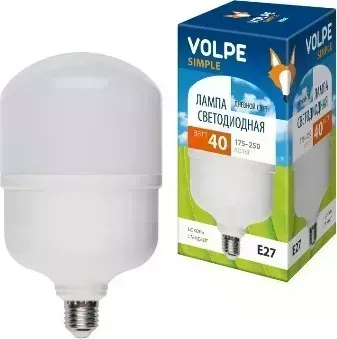 Лампа VOLPE UL-00002906 LED-M80-40W/DW/E27/FR/S картон