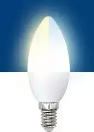 Лампа светодиодная UNIEL UL-00001570 LED-C37-6W/WW+NW/E14/FR PLB01WH