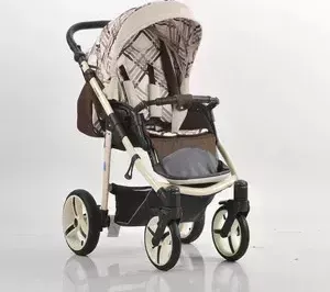Коляска прогулочная MR SANDMAN Traveler Premium Коричневый - Кантри - Бежевый (KMSTP-0610SL06)