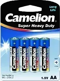 Батарейки CAMELION (3215) R 6 BLUE BL-4 (R6P-BP4B, батарейка,1.5В)