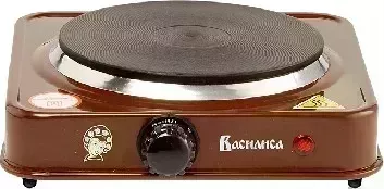 Настольная плита ВАСИЛИСА ВА-904 диск одноконфорочная коричневый плитка