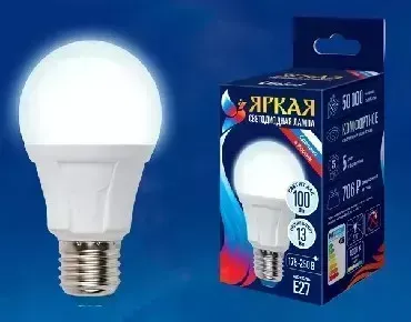 Лампа светодиодная UNIEL UL-00005031 LED-A60 13W/4000K/E27/FR PLP01WH