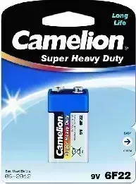 Батарейки CAMELION (3218) 6F22 BLUE BL-1 (6F22-BP1B, батарейка,9В)