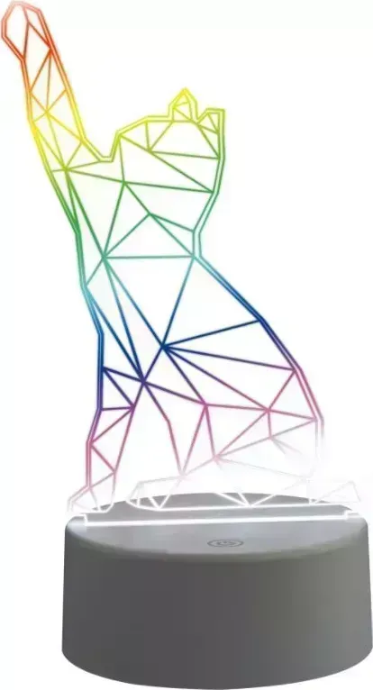 Светильник UNIEL UL-00007419 ULI-M501 RGB/3AAA CATTY/WHITE