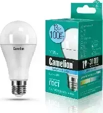 Лампа светодиодная CAMELION (12046) LED13-A60/845/E27 (Эл. 4500К, 13Вт=100Вт) Светодиодная лампа лампа