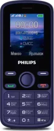 Мобильный телефон PHILIPS E111 Xenium Blue