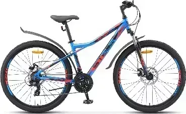 Велосипед STELS Navigator-710 MD 27.5" V020*LU093864*LU084138 *18" Синий/чёрный/красный