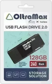 Флеш-накопитель OLTRAMAX OM-128GB-240-Black USB флэш-накопитель