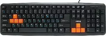 Клавиатура DIALOG KS-020U (USB) черный/оранж