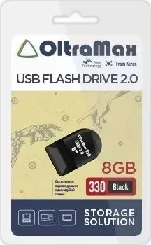Флеш-накопитель OLTRAMAX OM-8GB-330-Black USB флэш-накопитель