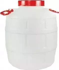 Канистра АЛЬТЕРНАТИВА М1006 "Бочонок" 50л. с навесными ручками
