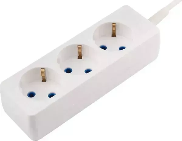 Удлинитель PROCONNECT (11-7209) 3 гнезда, 3 м, 3х0.75 мм2, с/з, белый
